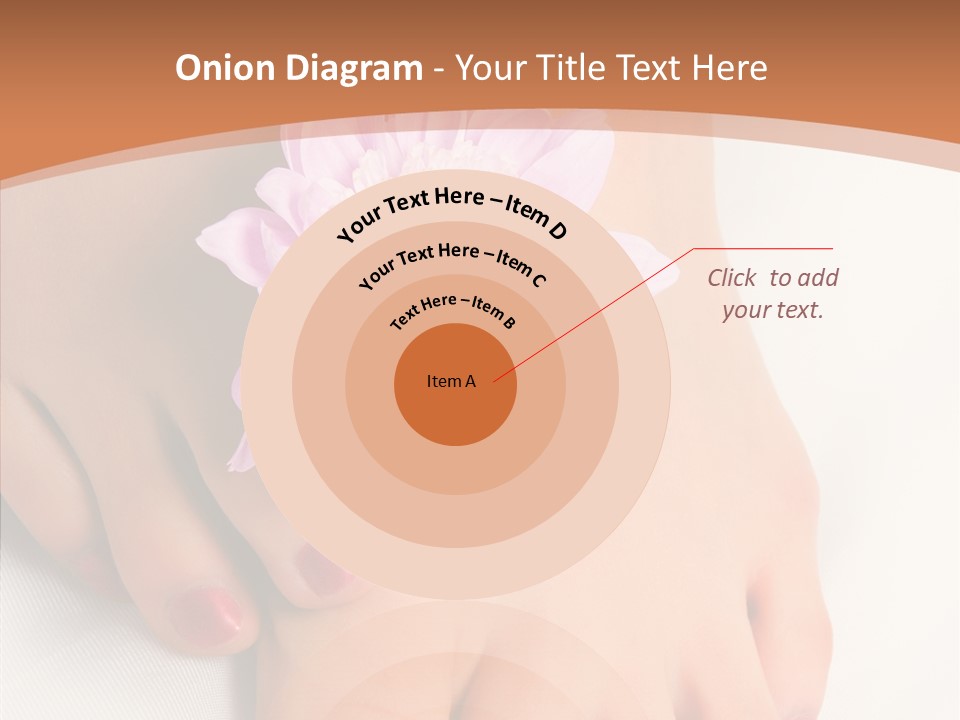 White Pedicure Health PowerPoint Template