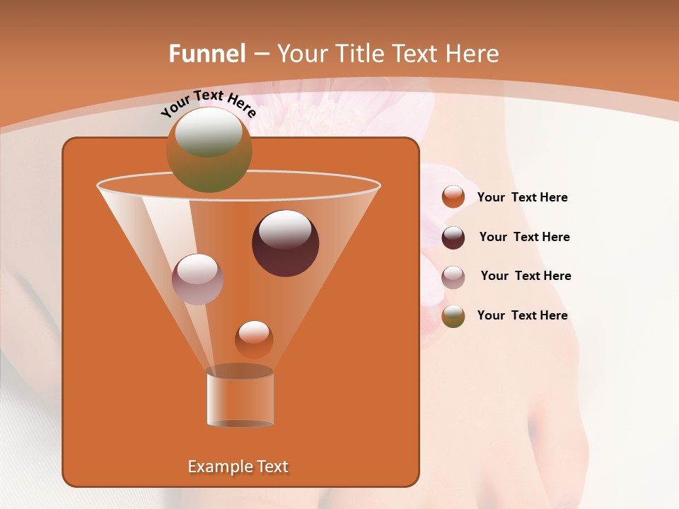 White Pedicure Health PowerPoint Template