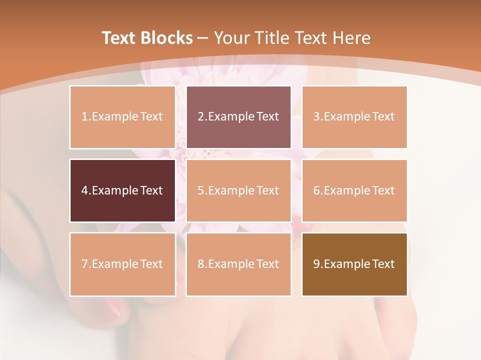 White Pedicure Health PowerPoint Template