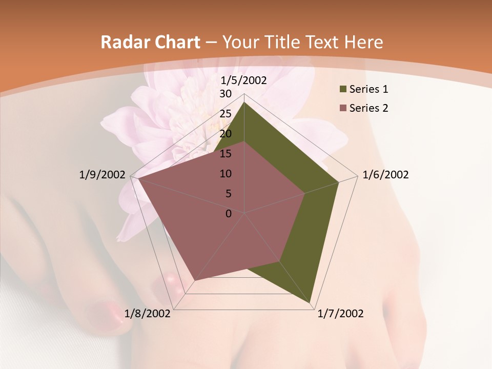 White Pedicure Health PowerPoint Template