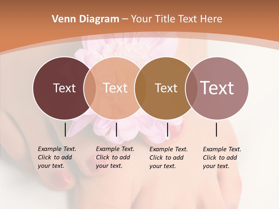 White Pedicure Health PowerPoint Template