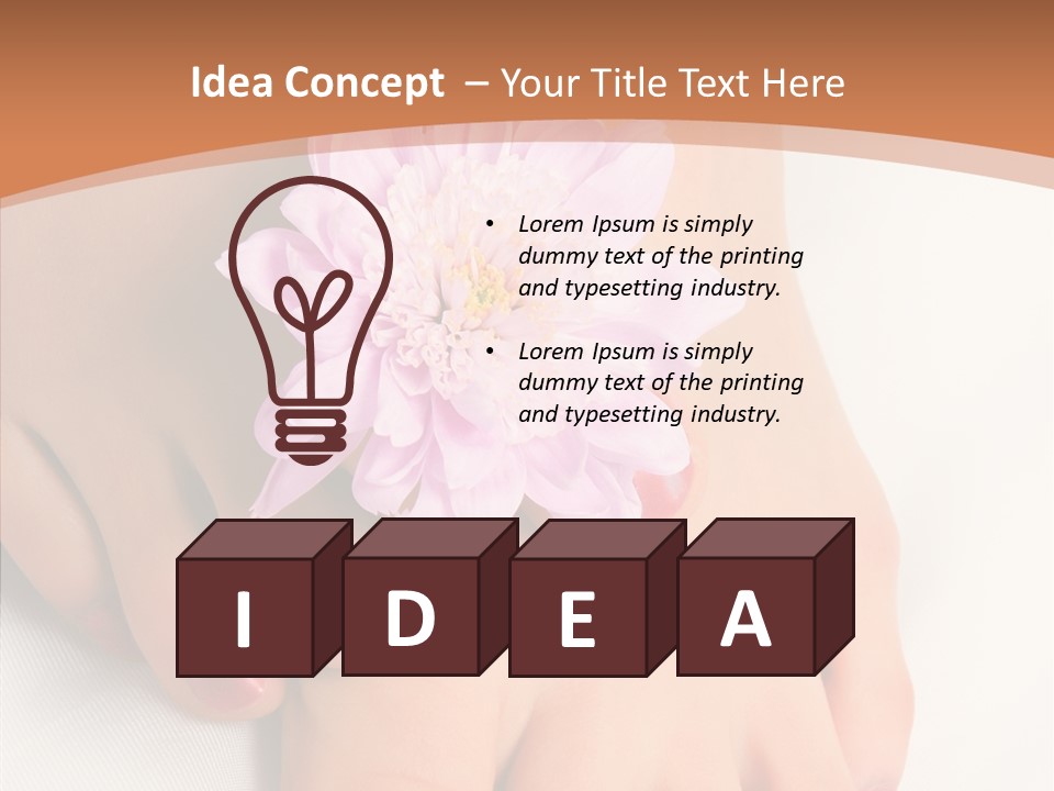 White Pedicure Health PowerPoint Template