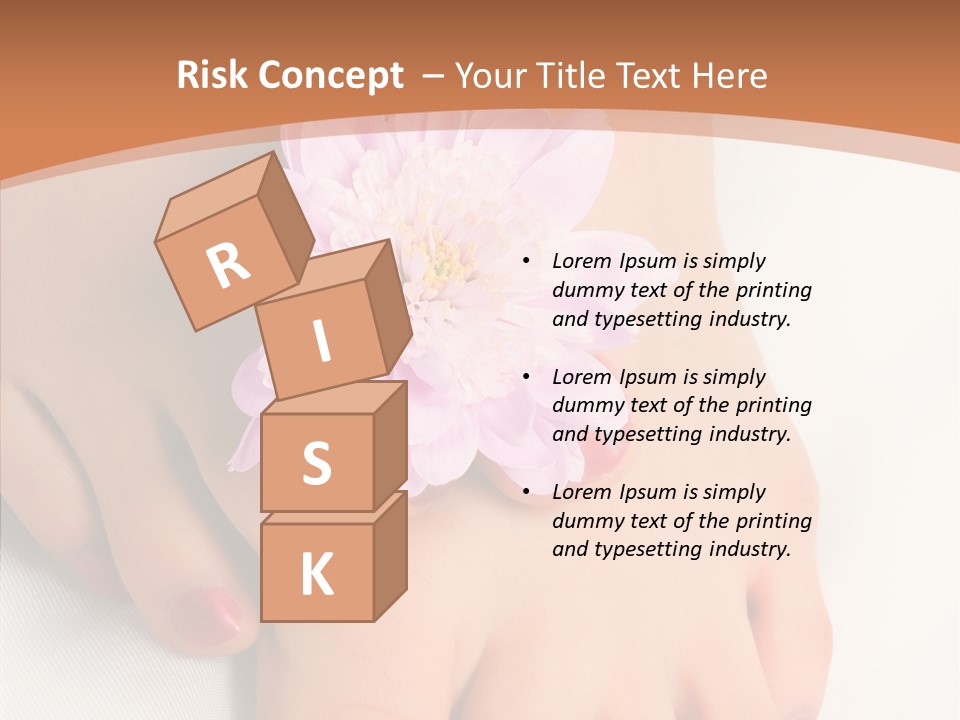 White Pedicure Health PowerPoint Template