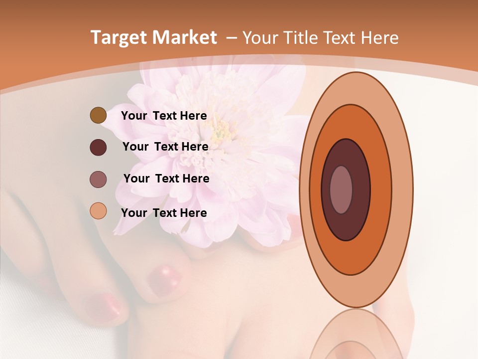 White Pedicure Health PowerPoint Template