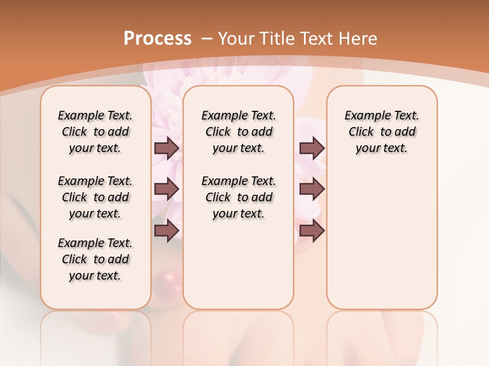 White Pedicure Health PowerPoint Template