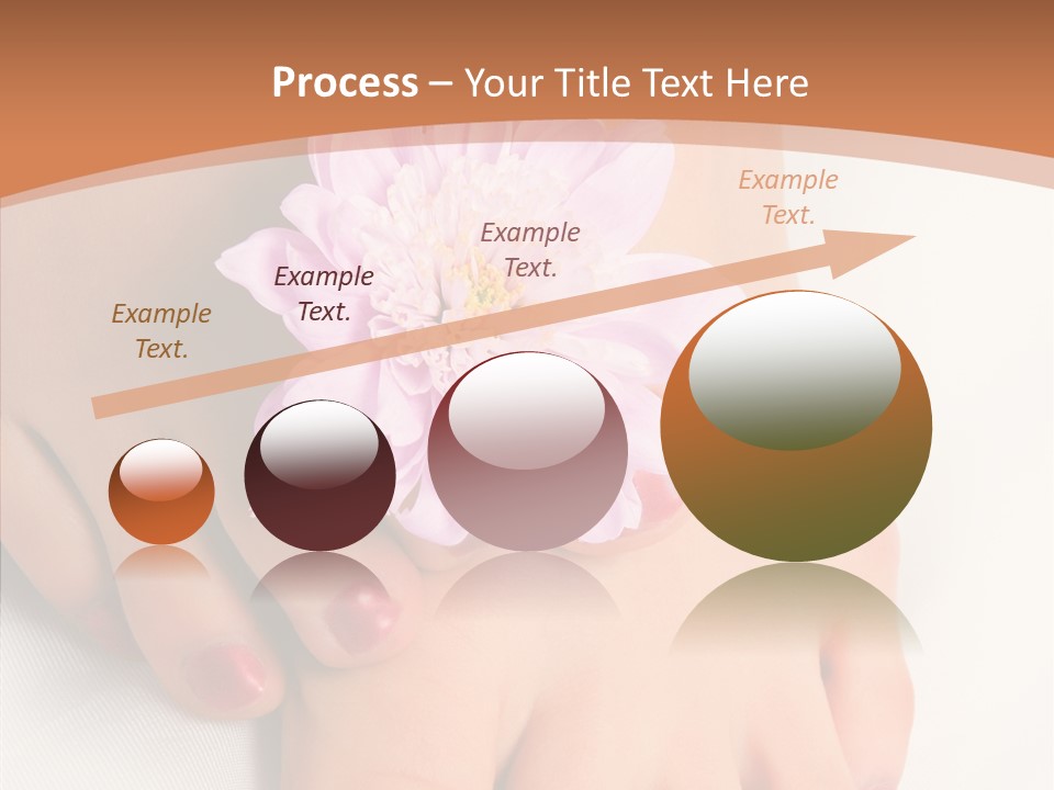 White Pedicure Health PowerPoint Template