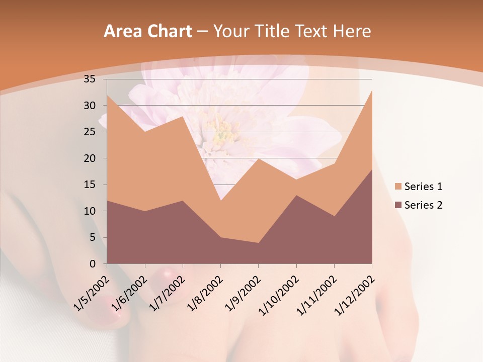 White Pedicure Health PowerPoint Template