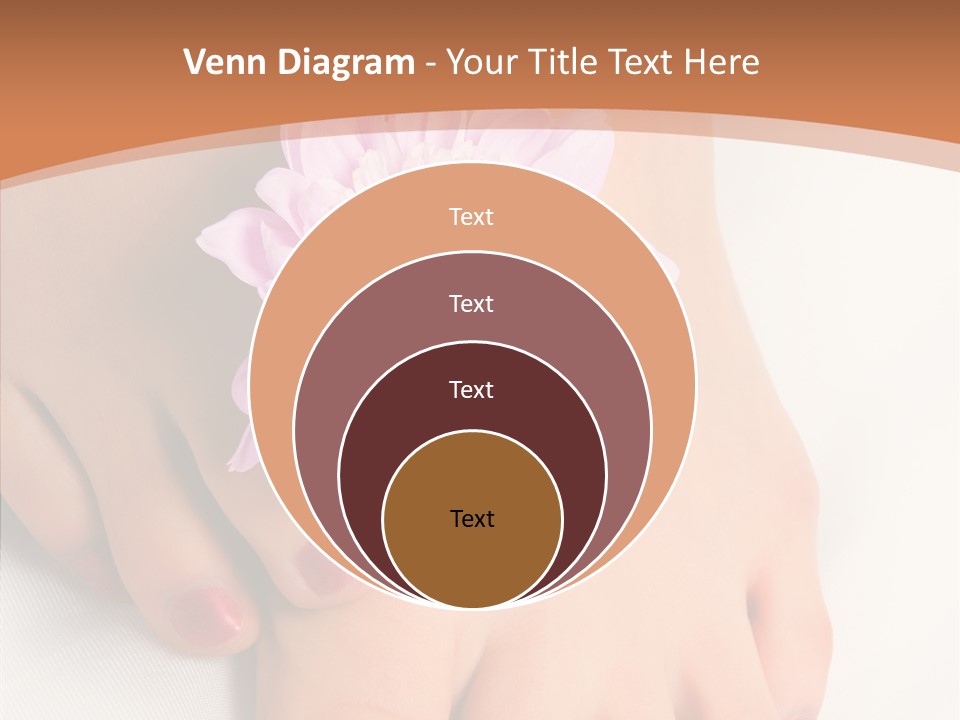 White Pedicure Health PowerPoint Template