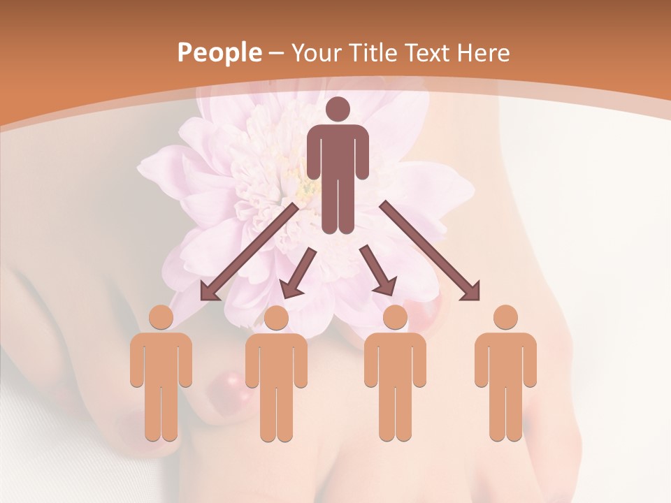 White Pedicure Health PowerPoint Template