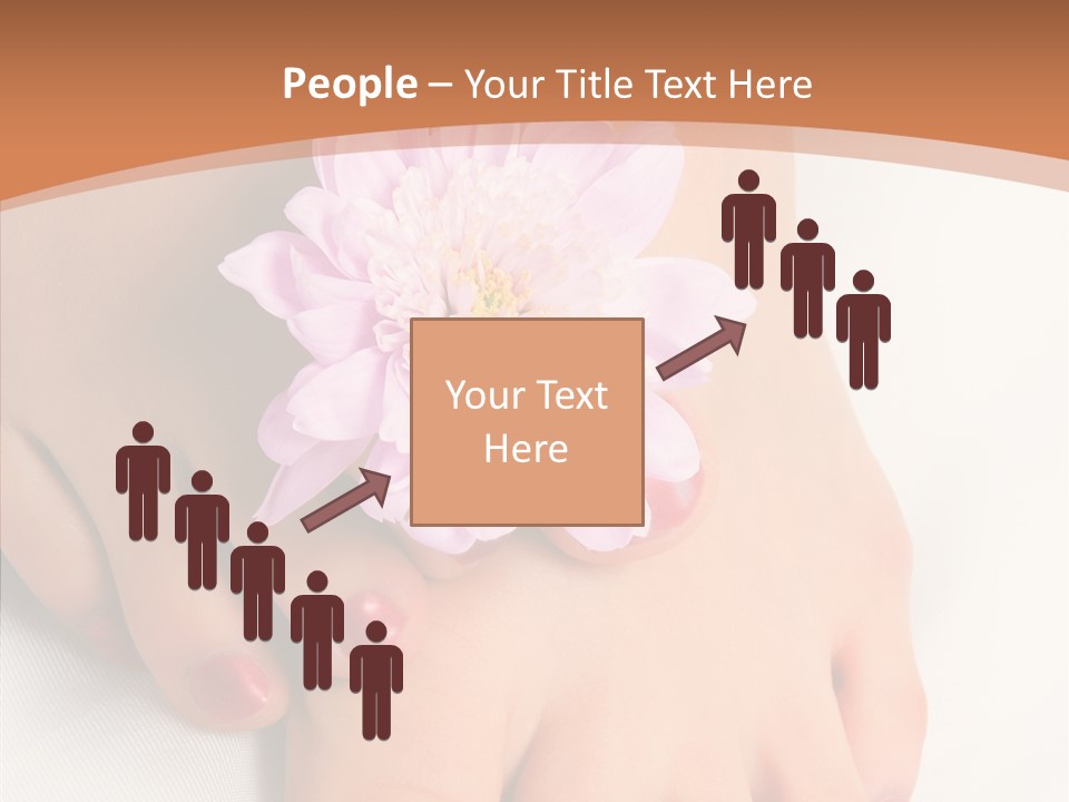 White Pedicure Health PowerPoint Template