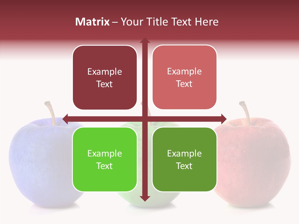 Apples Green Spectrum PowerPoint Template