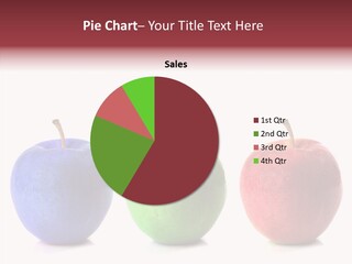 Apples Green Spectrum PowerPoint Template