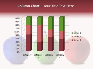 Apples Green Spectrum PowerPoint Template