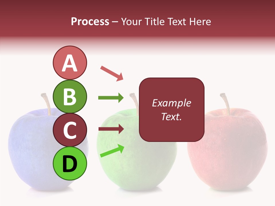 Apples Green Spectrum PowerPoint Template