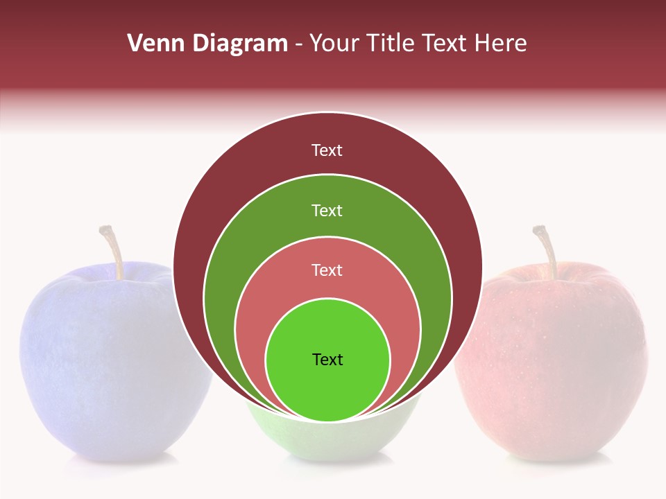 Apples Green Spectrum PowerPoint Template