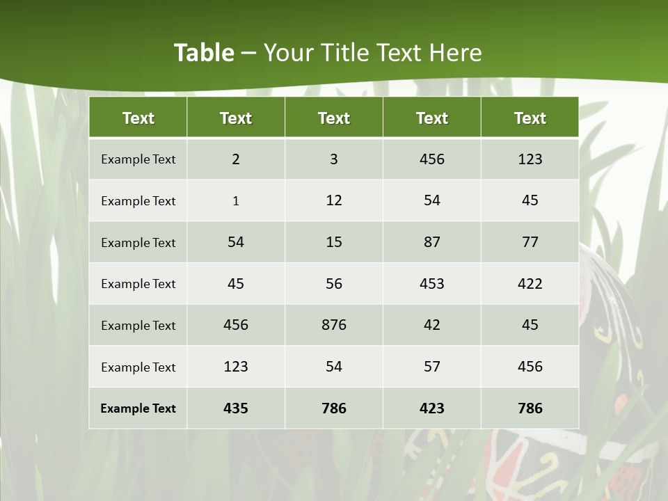 Ukrainian Slavic Straw PowerPoint Template