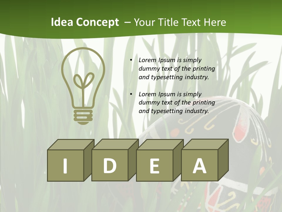 Ukrainian Slavic Straw PowerPoint Template