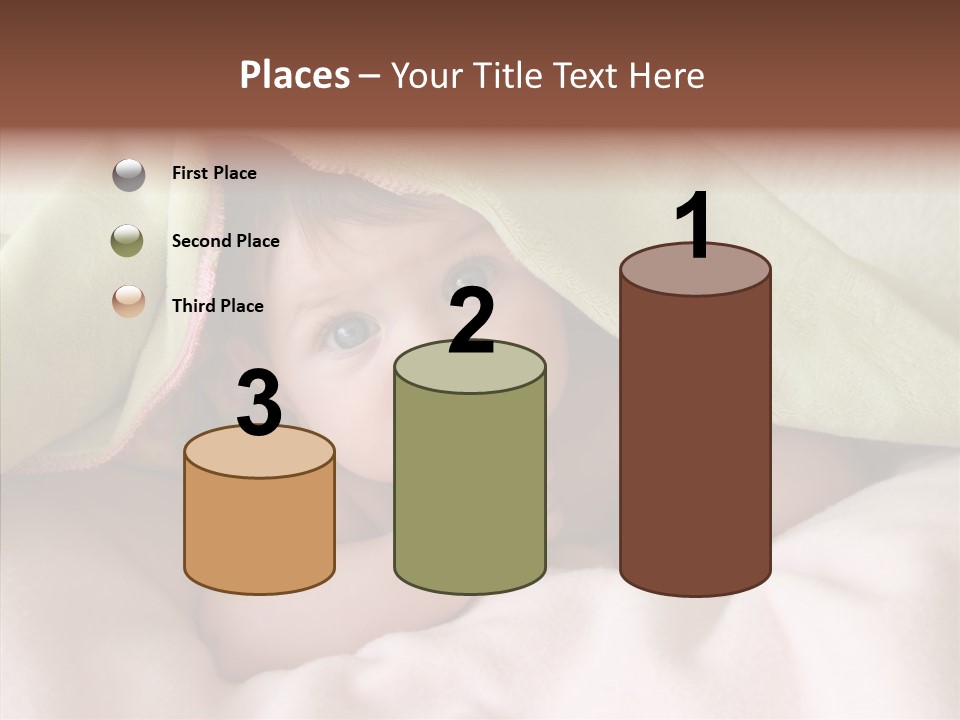 Beauty Model Child PowerPoint Template