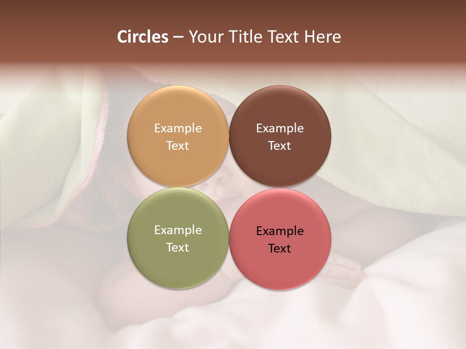 Beauty Model Child PowerPoint Template