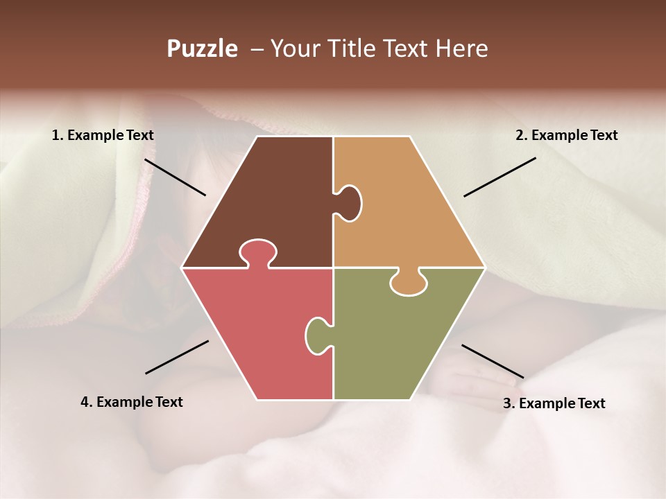 Beauty Model Child PowerPoint Template