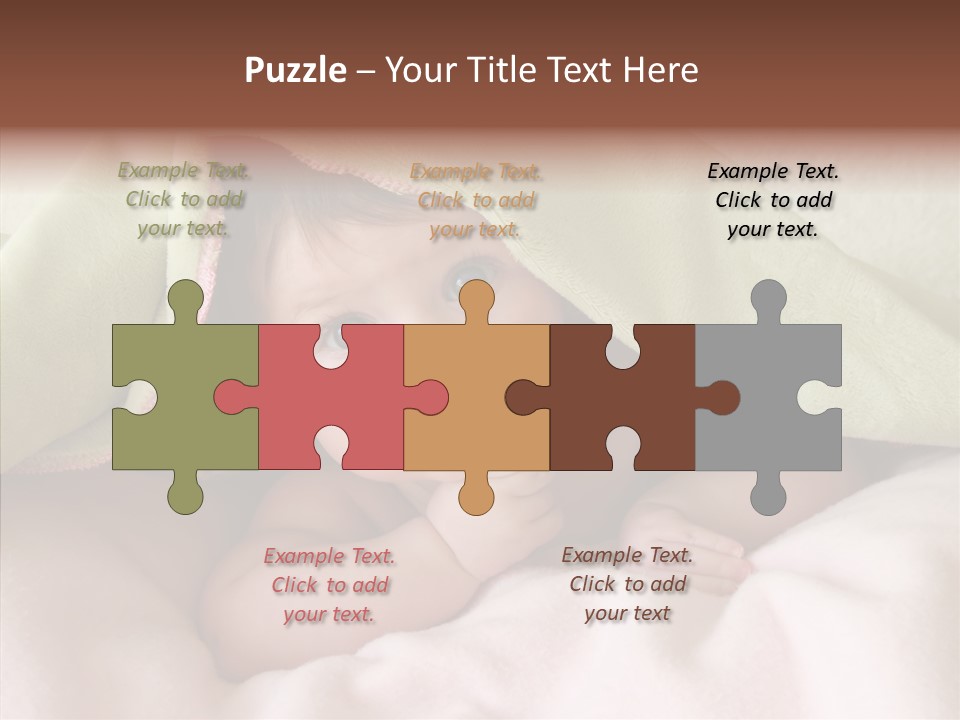 Beauty Model Child PowerPoint Template