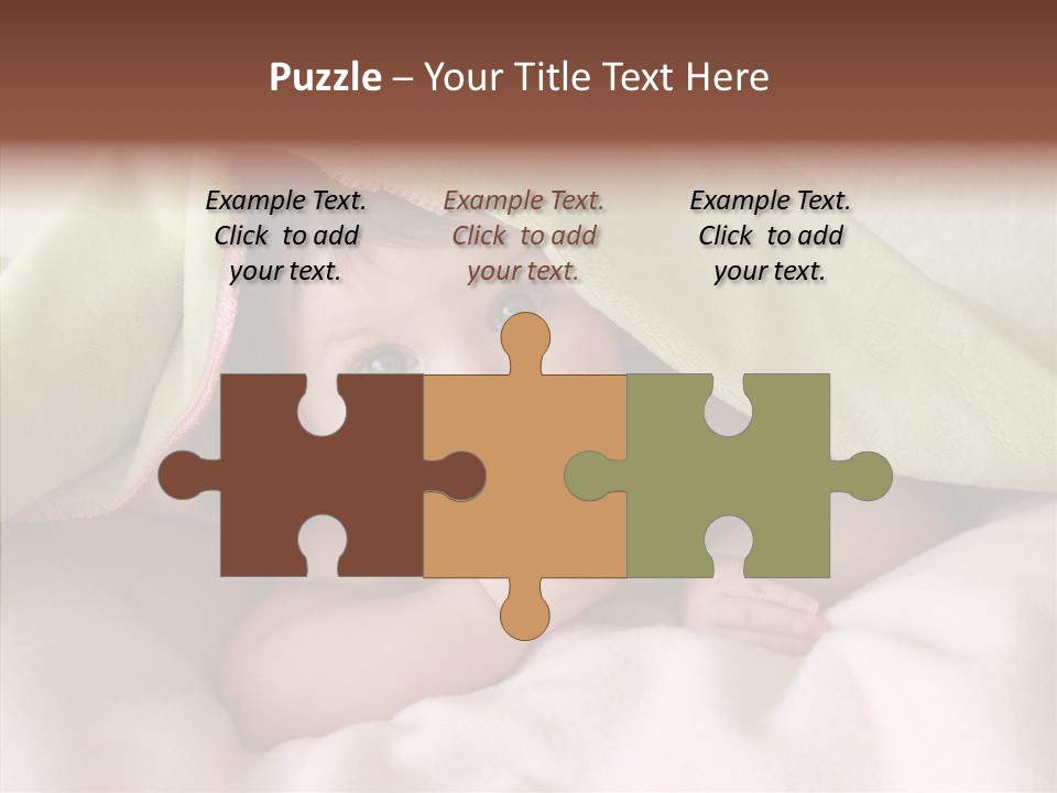 Beauty Model Child PowerPoint Template