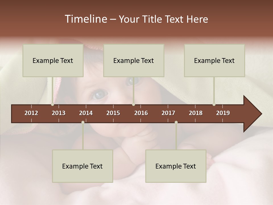 Beauty Model Child PowerPoint Template