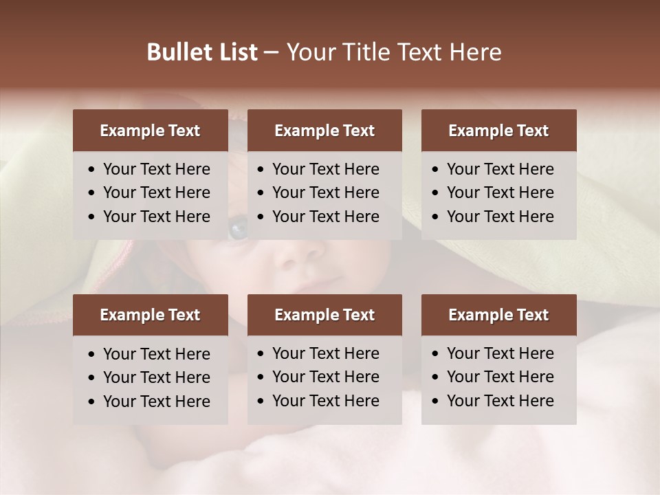 Beauty Model Child PowerPoint Template