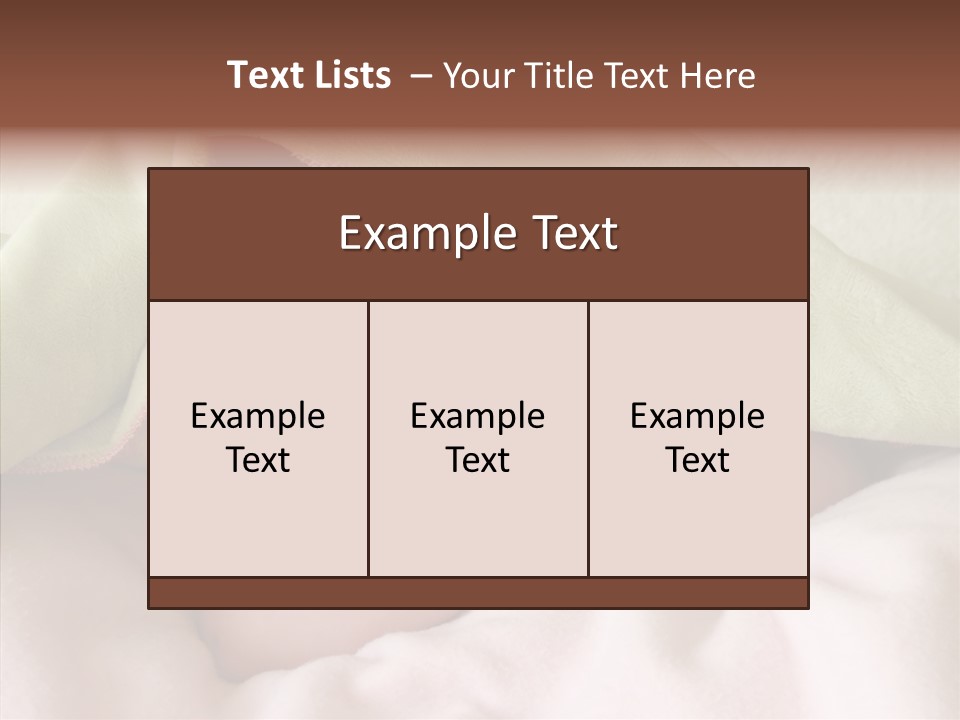 Beauty Model Child PowerPoint Template