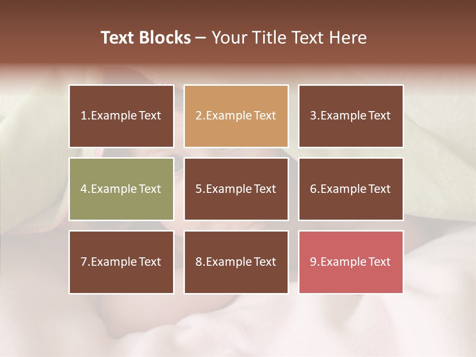 Beauty Model Child PowerPoint Template