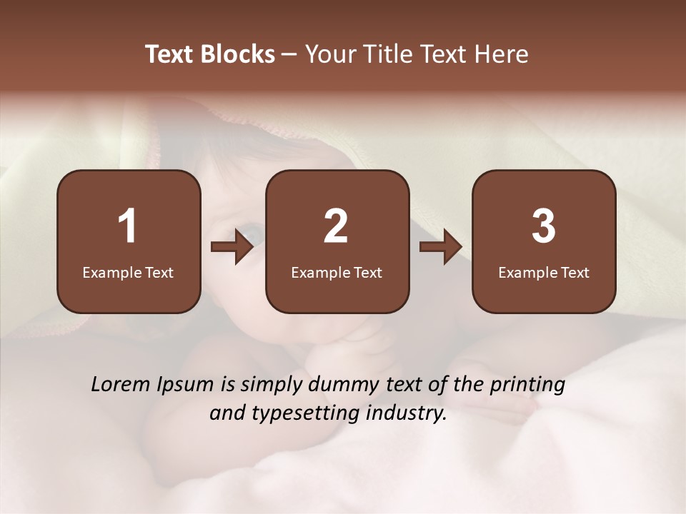 Beauty Model Child PowerPoint Template