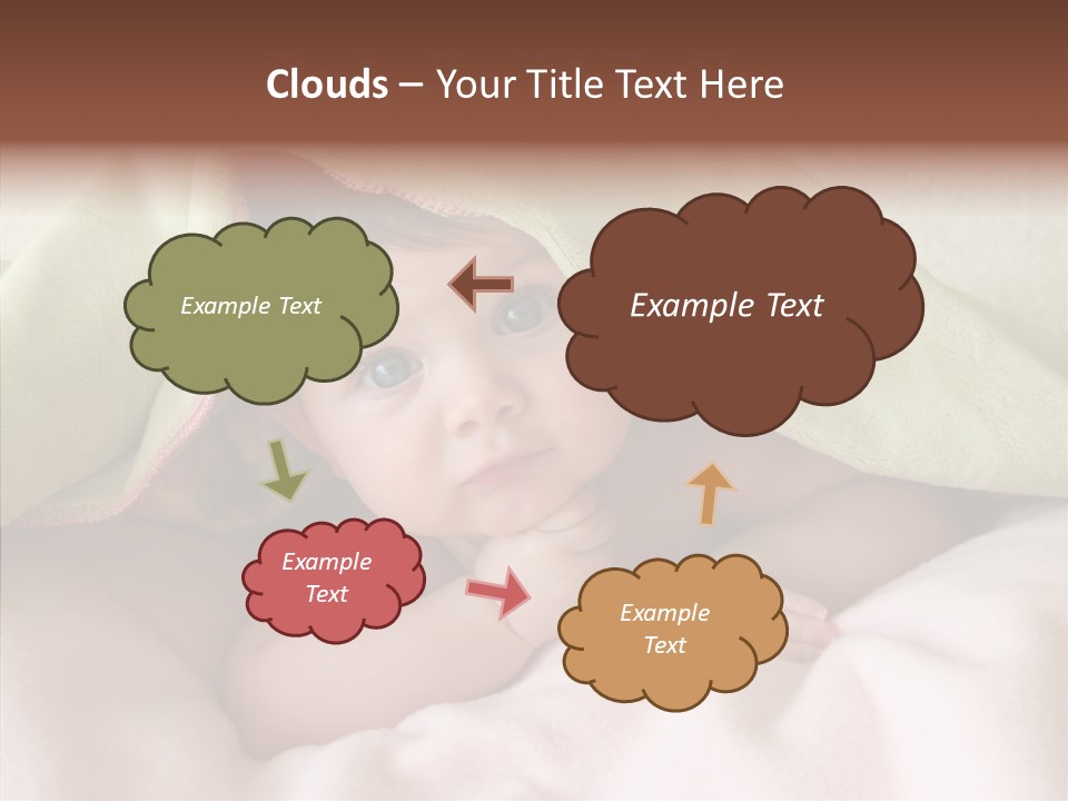 Beauty Model Child PowerPoint Template