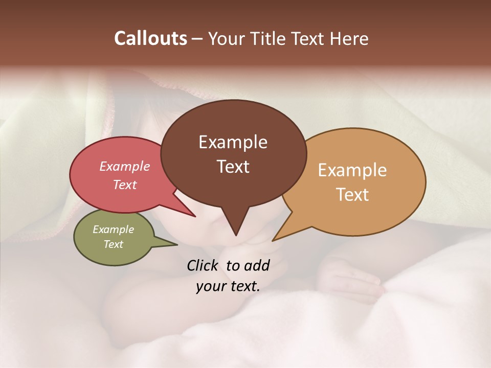 Beauty Model Child PowerPoint Template