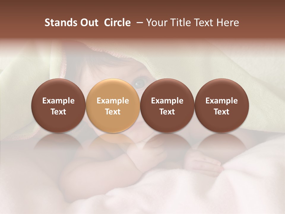 Beauty Model Child PowerPoint Template