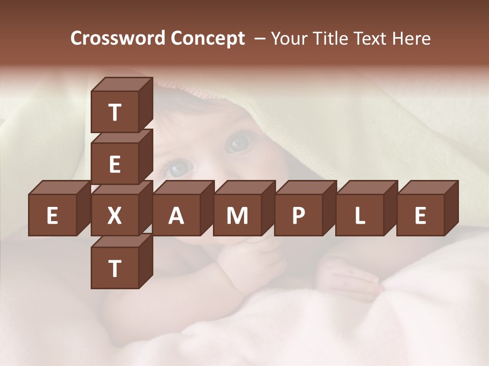 Beauty Model Child PowerPoint Template