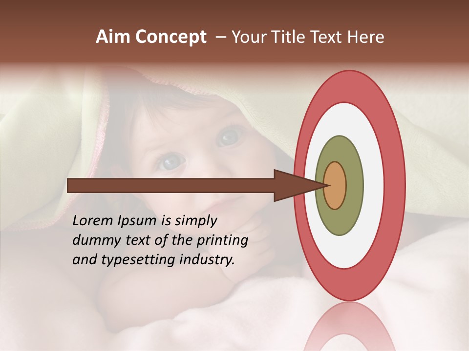 Beauty Model Child PowerPoint Template