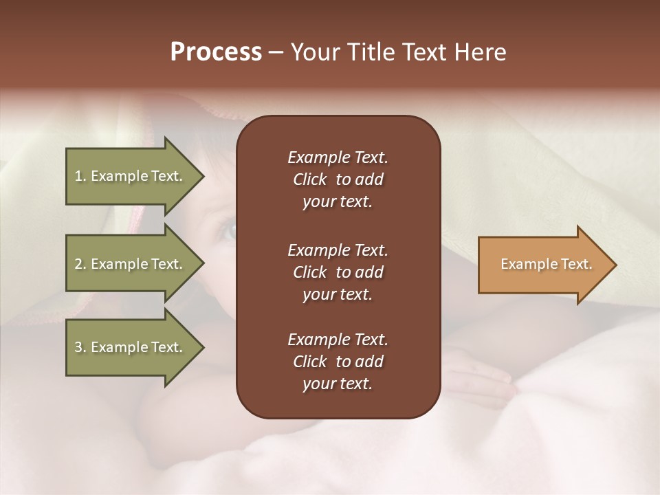 Beauty Model Child PowerPoint Template