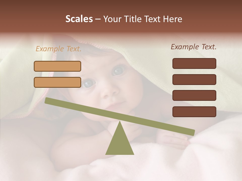Beauty Model Child PowerPoint Template