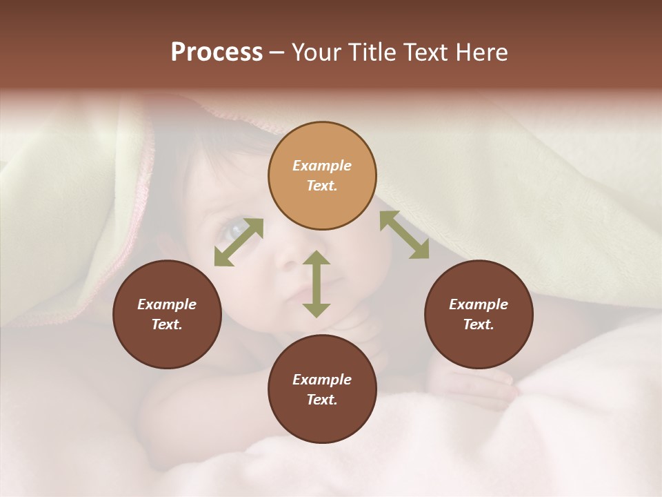 Beauty Model Child PowerPoint Template