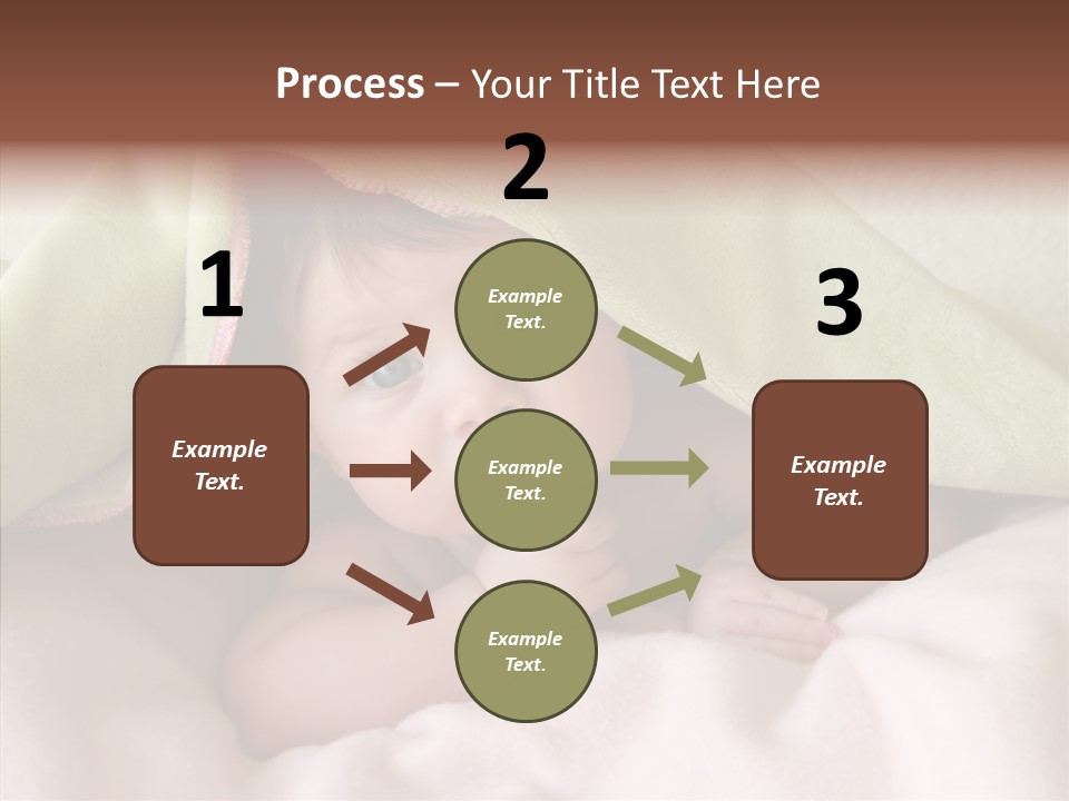 Beauty Model Child PowerPoint Template