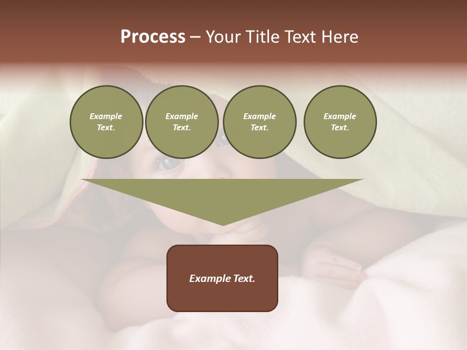 Beauty Model Child PowerPoint Template