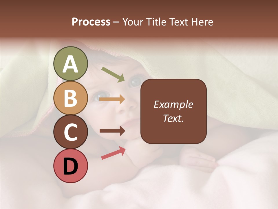 Beauty Model Child PowerPoint Template