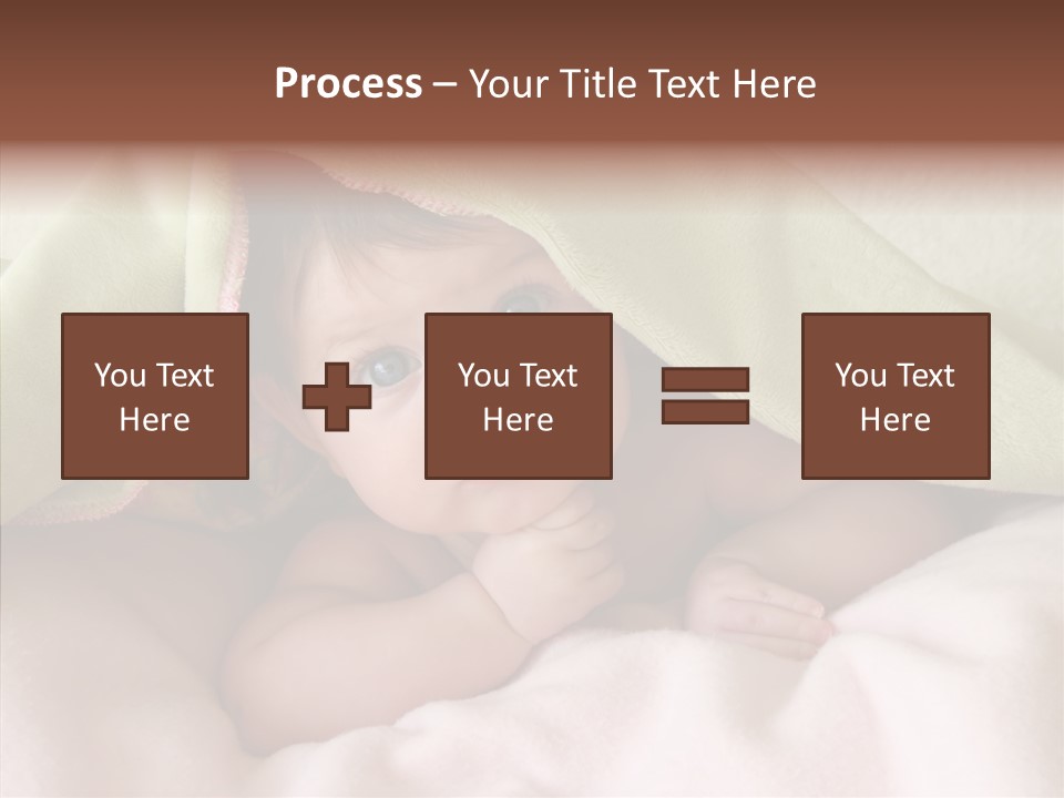 Beauty Model Child PowerPoint Template