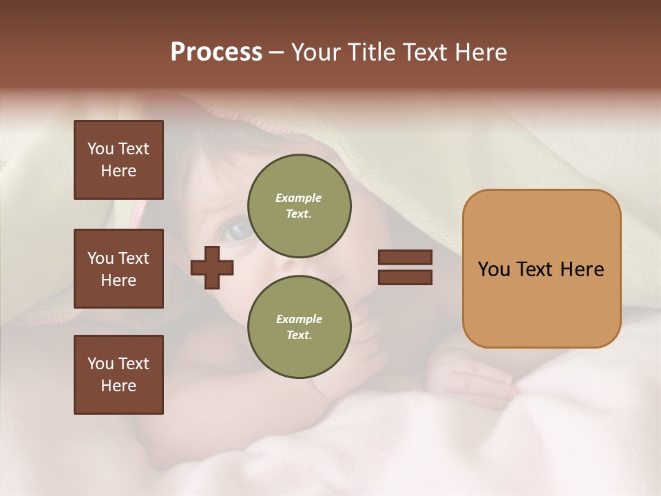 Beauty Model Child PowerPoint Template