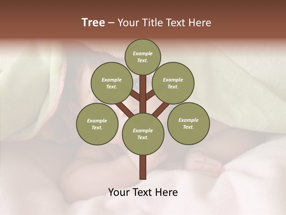 Beauty Model Child PowerPoint Template