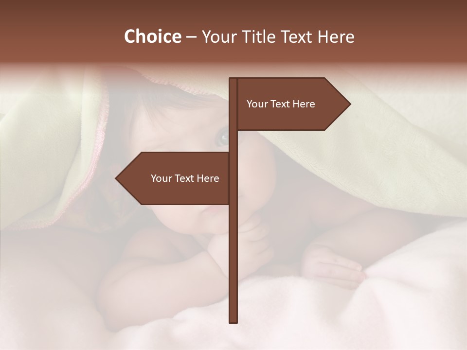 Beauty Model Child PowerPoint Template