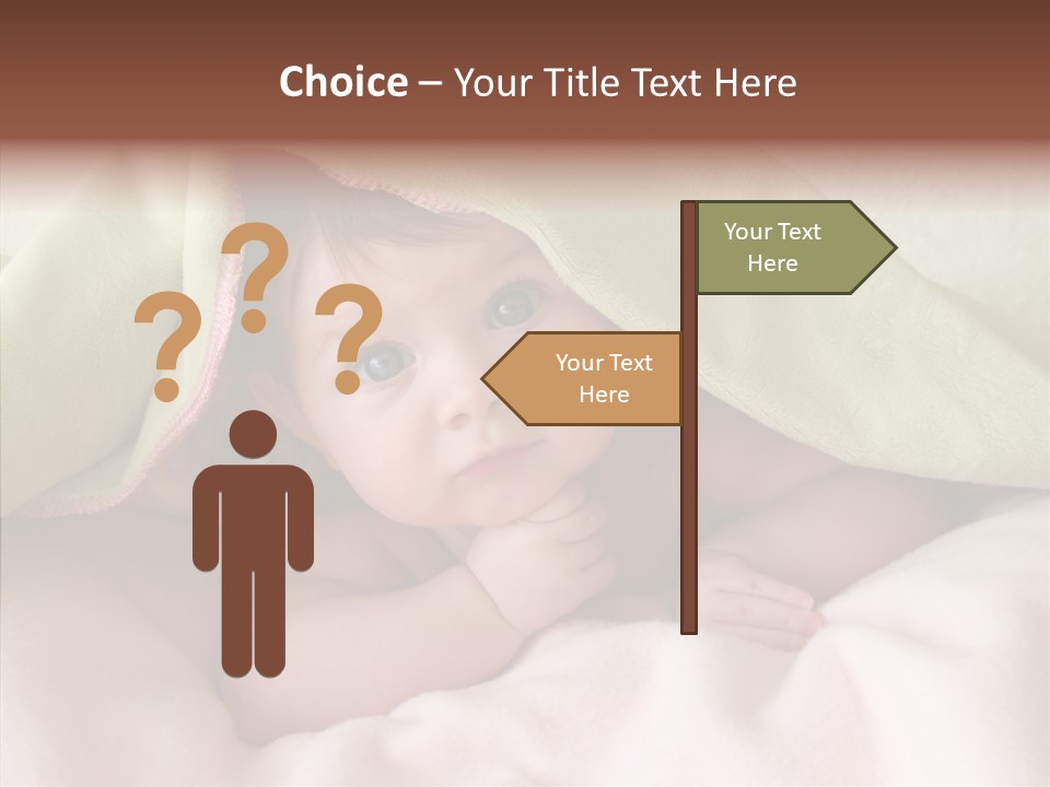 Beauty Model Child PowerPoint Template