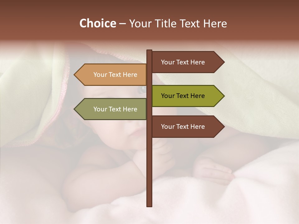 Beauty Model Child PowerPoint Template