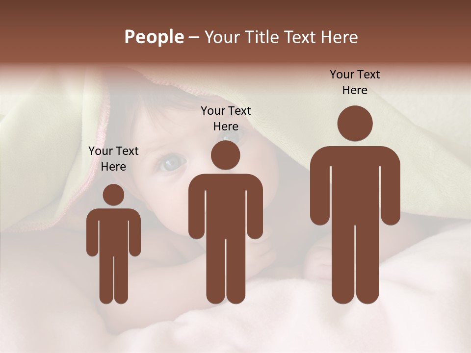 Beauty Model Child PowerPoint Template