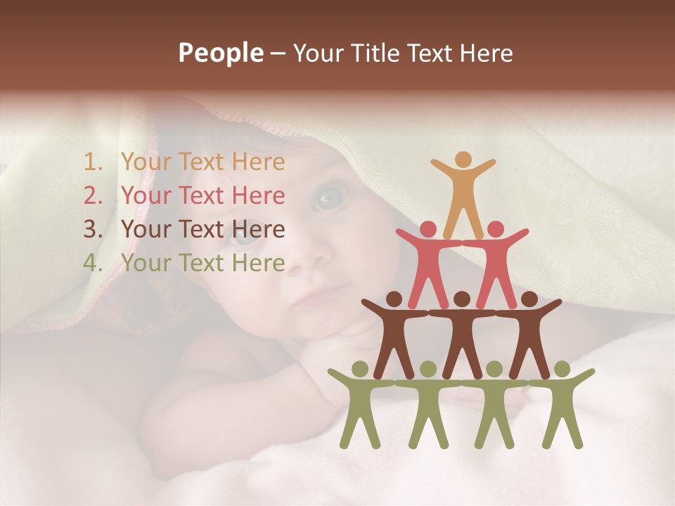 Beauty Model Child PowerPoint Template